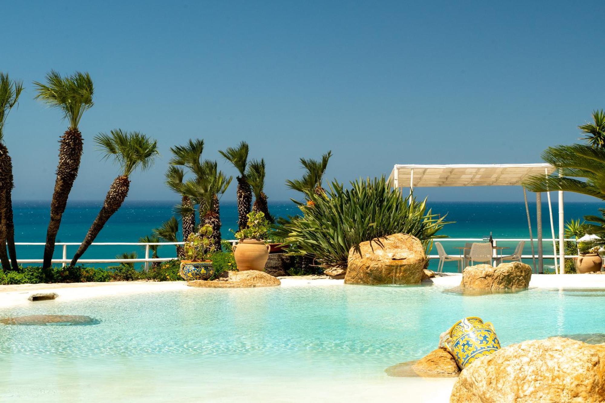 Casa Vacanze Verdemare Con Piscina Ribera Eksteriør billede